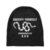 Guccify Yourself White Black White Baby Beanies