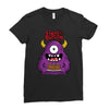 happy birthday monster Ladies Fitted T-Shirt
