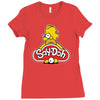 say doh (2) Ladies Fitted T-Shirt