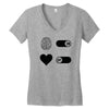 How To Live A Happy Life Women's V-Neck T-Shirt