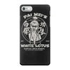 white lotus iPhone 7 Case