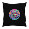psycho cat Throw Pillow