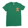Ginger Bread Pocket Ladies Fitted T-Shirt