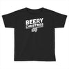 beery christmas hops drinking beer funny Toddler T-shirt