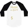 muggle on board maternity 3/4 Sleeve Shirt