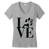 LOVE MY DOG Women's V-Neck T-Shirt