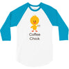 coffee chick 3/4 Sleeve Shirt