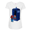 back to his roots Maternity Scoop Neck T-shirt
