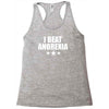 i beat anorexia Racerback Tank