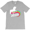 totally straight funny rainbow unicorn gay pride novelty fashion T-Shirt