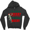 christmas cheer i thought you said christmas beer Zipper Hoodie
