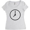 clock Women's Triblend Scoop T-shirt