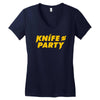 knife party electro house Women's V-Neck T-Shirt