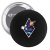 Space Triangle Pin-back button