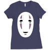 no face spirited away Ladies Fitted T-Shirt