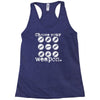 choose your weapon guitar Racerback Tank