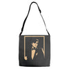 bryan ferry on stage Adjustable Strap Totes