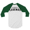 Life Begins at Forty 1978 the Birth of Legends 3/4 Sleeve Shirt