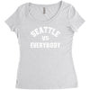 seattle vs everybody Women's Triblend Scoop T-shirt
