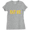 eat me pizza ringer Ladies Fitted T-Shirt