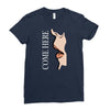 come here Ladies Fitted T-Shirt