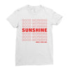 Good Morning Sunshine Ladies Fitted T-Shirt