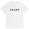 vegan friends tv show parody V-Neck Tee
