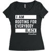 Rooting for Everybody Women's Triblend Scoop T-shirt
