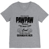 I'm Called Pawpaw Because  I'm Way Too Cool To Be Called Grandfather V-Neck Tee