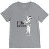 pug rescue V-Neck Tee