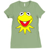 kermit muppets uomo Ladies Fitted T-Shirt