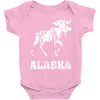 Alaska Deer Rudolph Baby Onesie