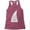 nice to eat you Racerback Tank