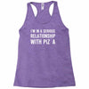 i'm in a serious relationship with pizza Racerback Tank