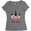Unicorn Women's Triblend Scoop T-shirt