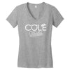j cole cole world Women's V-Neck T-Shirt