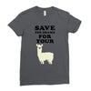 Save The Drama For Your Lama Ladies Fitted T-Shirt