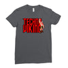 funny techno viking 3, ideal birthday present or gift Ladies Fitted T-Shirt