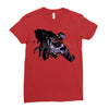 moster name Ladies Fitted T-Shirt