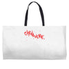 carnivore logo red Weekender Totes