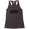 vegetarian ask yourself why not vegan food foodie tofu geek tee shirt Racerback Tank