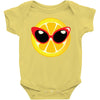 Lemon with Disco Glasses Baby Bodysuit