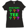 mystery tee shirt random funny cheap t shirt pop culture hipster graph Ladies Fitted T-Shirt