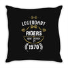 legendary riders are born in 1970 Throw Pillow