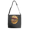 monster burger (2) Adjustable Strap Totes