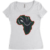 african black panther Women's Triblend Scoop T-shirt