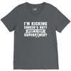 I Am Kicking Cancers Butt Whats Your Superpower ? V-Neck Tee