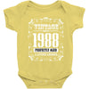 vintage made in 1988 perfectly aged a living legend Baby Bodysuit