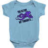 octopi my thoughts Baby Onesie