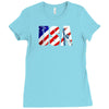 usa 4th of july Ladies Fitted T-Shirt
